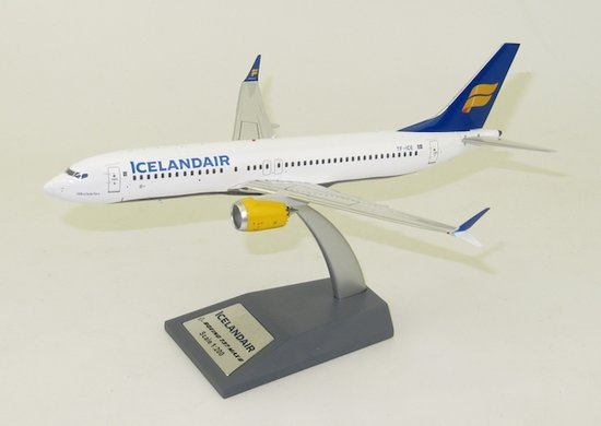 Boeing 737-8MAX Icelandair with stand